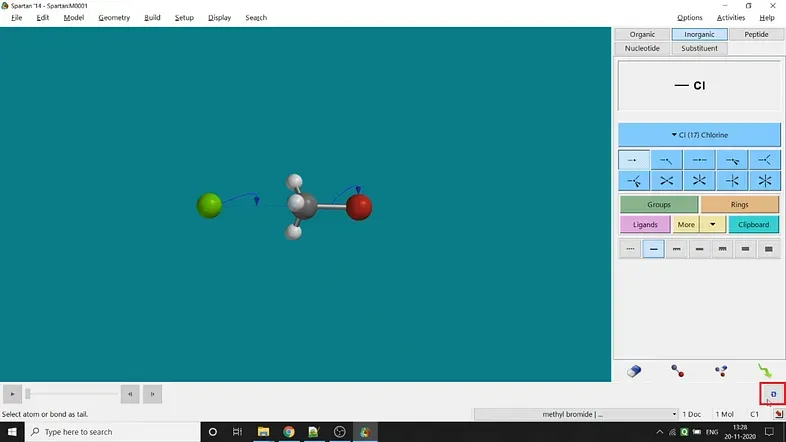 Locking the transition state structure