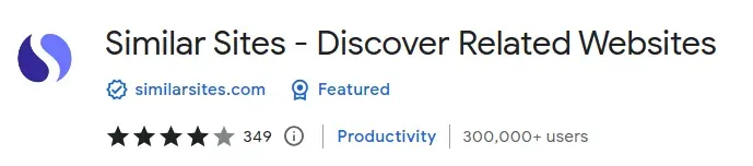 Similar Sites - Discover Related Websites Chrome Extension